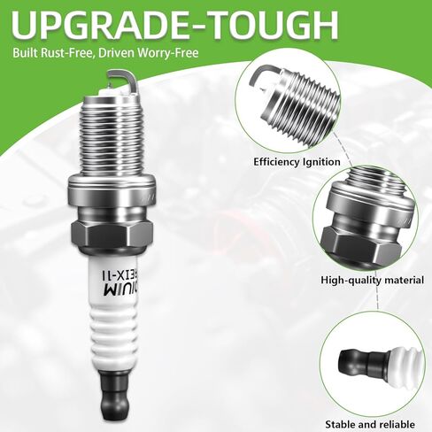 Set of 6 PCS Ignition Spark Plug Wires 671-6064 51032 RC-GMX086 & 6 Iridium Spark Plugs Set Compatible with Pontiac Bonneville Buick LeSabre Lucerne Park Avenue Oldsmobile 88 LSS 3.8L V6 1999-2005 in Kuwait