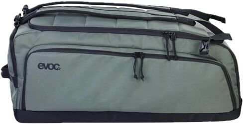 EVOC Gear Bag 55L Olive - Water-Repellent, Durable Cycling Travel Bag with Waterproof Separation Elements, Convertible Backpack Design, Spacious Organizer Compartments, Shoe and Clothing Divider, Idea in Saudi Arabia