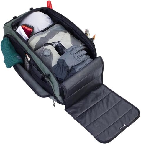 EVOC Gear Bag 55L Olive - Water-Repellent, Durable Cycling Travel Bag with Waterproof Separation Elements, Convertible Backpack Design, Spacious Organizer Compartments, Shoe and Clothing Divider, Idea in Saudi Arabia