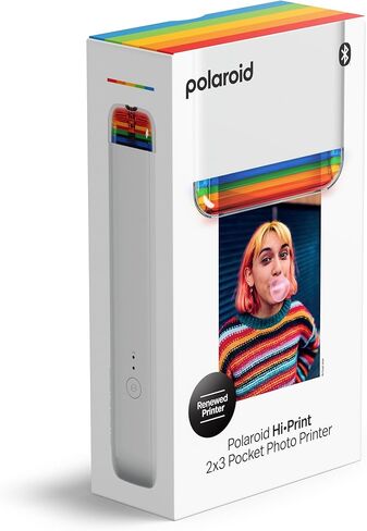 Refurbished Polaroid Hi-Print - Bluetooth Connected 2x3 Pocket Photo Dye-Sub Printer - Printer Only, No Paper (9184) in Saudi Arabia