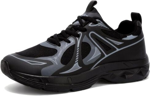 Moodeng Wide Toe Box Running Shoes for Men Breathable Athletic Shoes with Cushioned Midsole for Road Running Walking & Gym in Saudi Arabia