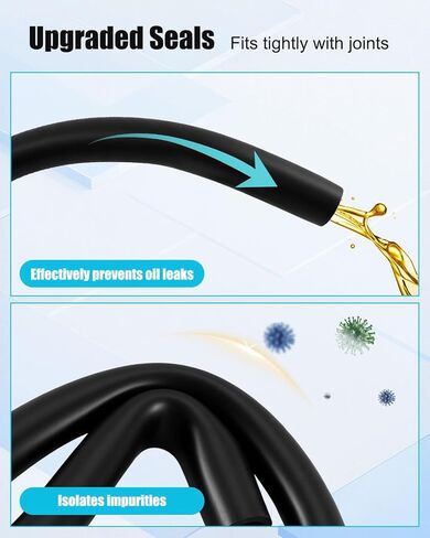 Motorcycle Oil Cooler Hose Line Fit for H-arley Sportster XL 883 X48 1200 72V 2014-2024, Oil Drain Line Black in Saudi Arabia
