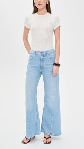 MOTHER Women's The Lemon Twist Sneak Jeans in Saudi Arabia
