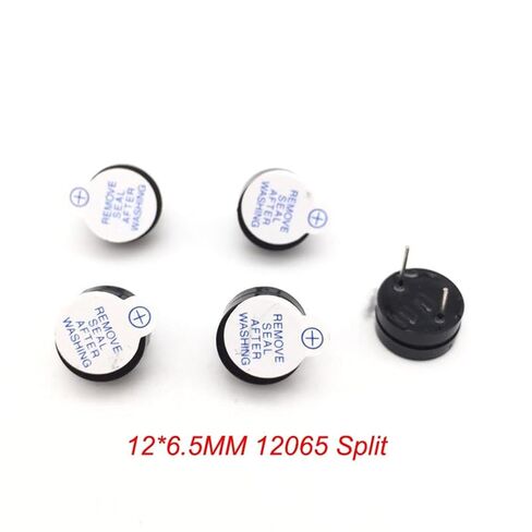 10PCS 5V Active Buzzer Alarm AC 12MM*6.5MM 12065 Pitch 7.6mm Active Magnetic Buzzers in Saudi Arabia