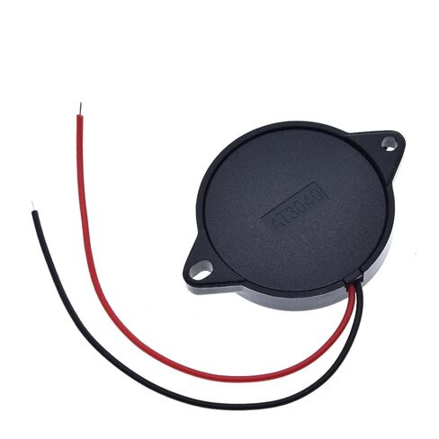 1PCS 30X5.5MM Enclosed Piezo Passive Buzzer Element W/Wires AT3040 in Saudi Arabia