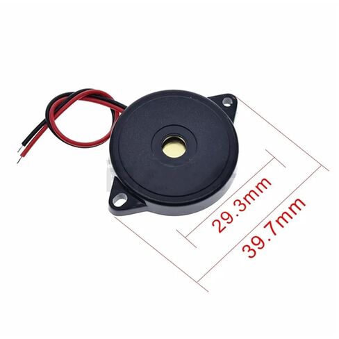 1PCS 30X5.5MM Enclosed Piezo Passive Buzzer Element W/Wires AT3040 in Saudi Arabia
