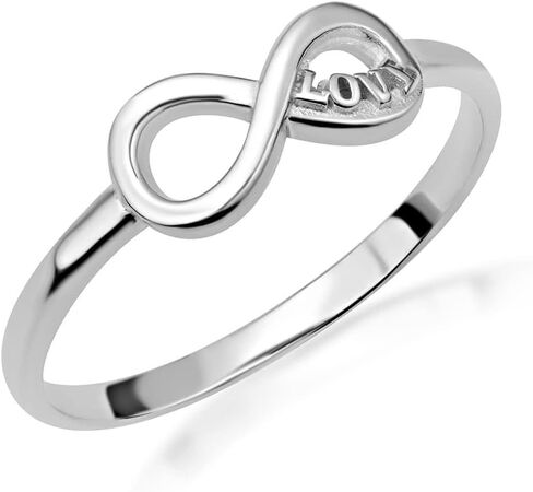 خاتم Claddagh Gold 10K و14K Infinity "Love" متوفر باللون الأصفر/الوردي/الذهب الأبيض مع مقاسات خواتم متعددة in Kuwait