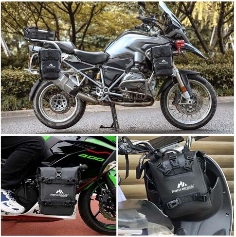 دراجة نارية الرف الخلفي حقيبة 8L للماء دراجة نارية الذيل حقيبة PVC السلة للدراجات النارية، الدراجة الترابية، دراجة والتخييم in Kuwait