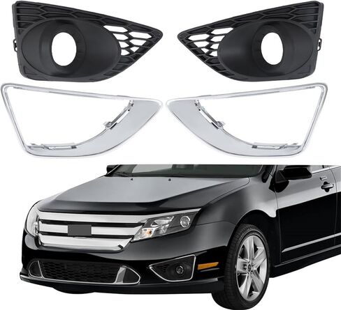 GXYWADY Fog Light Cover and Trim Replacement for 2010-2012 Fusion Driver Left and Passenger Right Side Fog Lamp Cover and Trim Replacement for AE5Z17E810CA AE5Z17E811CA in Saudi Arabia
