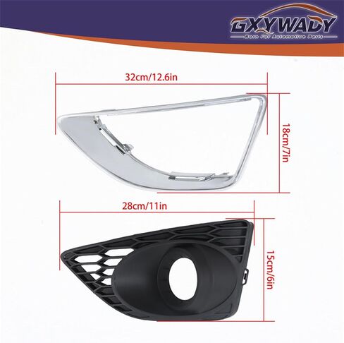 GXYWADY Fog Light Cover and Trim Replacement for 2010-2012 Fusion Driver Left and Passenger Right Side Fog Lamp Cover and Trim Replacement for AE5Z17E810CA AE5Z17E811CA in Saudi Arabia