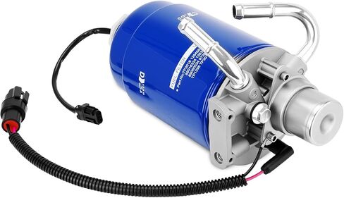 6.6L Duramax Fuel Filter Housing Assembly Compatible with 2004-2012 Chevy Silverado/GMC Sierra 2500HD/3500HD with Aluminum Head & Water Sensor, Replaces 12642623 TP3018 12639277 12639448 904-517 in Saudi Arabia