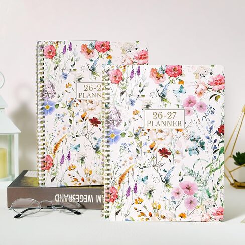 Planner 2026-2027 - Academic Planner 2026-2027, 8.5" x 11" Planner Weekly and Monthly, JULY 2026 to JUNE 2027, Calendar Planner with Monthly Tabs, Inner Pocket, Premium Paper, Twin-wire Binding in Saudi Arabia