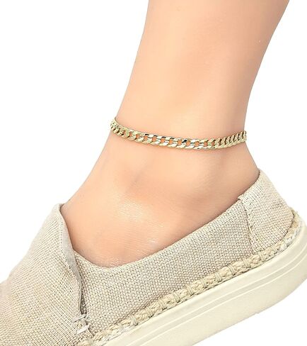 Fashion 21 Anklet for Women Electro Gold Plated Ankle Bracelet - Made in Korea in Kuwait