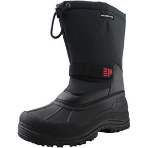 Tanleewa Men Snow Duck Boots Mid Calf Waterproof Insulated Winter Boots With Padded in Kuwait