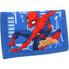 محفظة مارفل سبايدرمان للأولاد والبنات محافظ أطفال ثلاثية الطي مع جيب بسحاب للعملات المعدنية وحامل البطاقات هدايا شخصية البطل الخارق in Kuwait