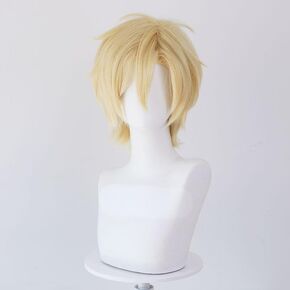 الرماد الوشق شعر مستعار تأثيري مقاومة للحرارة بيروكات صناعية لجميع القديسين زي حفلة دور اللعب + قبعة شعر مستعار in Kuwait