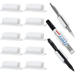 مجموعة حامل أقلام مكونة من 10 قطع، حامل أقلام سيليكون لاصق للمكتب، وإكسسوارات مكتب المكتب ومستلزمات المعلمين، وحامل أقلام الرصاص، وحامل أقلام التحديد، متعدد الألوان (10 عبوات) in Kuwait