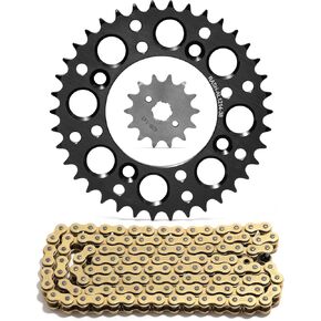 14T Front Steel 38T Rear Aluminum 420 O-Ring Chain Sprocket Kit for Honda CRF110 2013-2021/CR80 1982 1983 1984/CR60 1983-1986/CR50 1983-1985/XR70 1997-1999 in Kuwait
