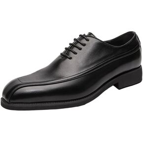 Men's Business Casual Lace-up Shoes Fashionable Splicing Pointed Toe Oxford Shoes for Party Wedding Work Men Comfortable Versatile Shoes in Saudi Arabia