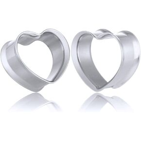 LADEMAYH Surgical Steel 00g (10mm) Plugs Tunnels Gauges for Ears, Hypoallergenic Stainless Steel 316L Ear Piercing Gauges Earrings Body Jewelry for Women & Men in Kuwait
