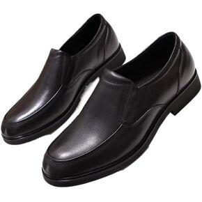 Men's Comfortable Soft-soled Oxford Shoes Pointed Toe Casual Rubber Non-slip Sole Shoes Classic Slip-on Loafers Shoes for Men in Saudi Arabia