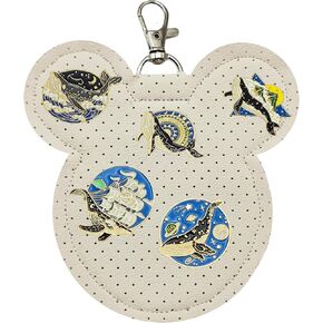 2 Pack Portable Pin Display Keychain Mouse Ear Pin Trading Display for Bags Backpack Park Trading Collection in Saudi Arabia