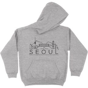 Skyline Seoul South Korea Kids Hoodie Sweatshirt Youth in Saudi Arabia