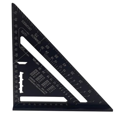 Fafeicy Aluminum Alloy Rulers, 90 Degrees 45 Degrees Set, Square 7in Metric Square Ruler, 90 V, 7in, for Carpenters in Saudi Arabia