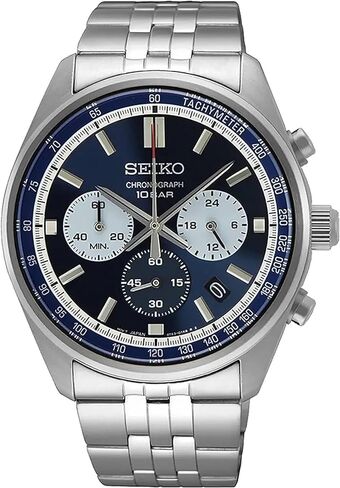 SEIKO Chronograph Quartz Blue Dial Men's Watch SSB427P1 in Saudi Arabia