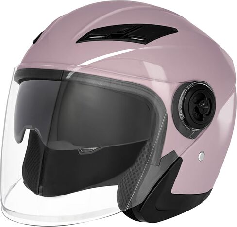 Motorcycle Open Face Helmet Adult 3/4 Half Helmets for Motor-Bike Scooter Biker Men Women DOT Approved in Saudi Arabia