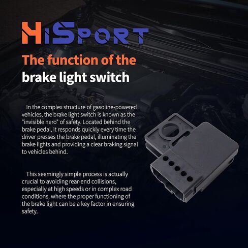 HiSport Brake Light Switch F87Z13480AA SLS247 Compatible with Ford Crown Victoria F-150 F-250 F-350 & Lincoln Blackwood Navigator Town Car & Mercury Grand Marquis Mountaineer in Saudi Arabia