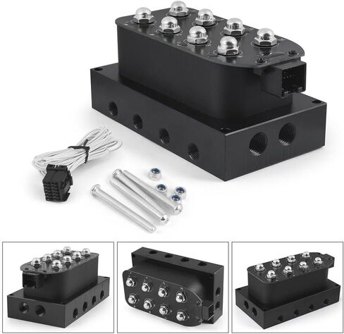 0-300psi 12 فولت صمام الملف اللولبي ركوب الهواء تعليق صمام مشعب هوائي ممتص الصدمات 1/4 1/8 "npt التحكم السريع fbss in Saudi Arabia