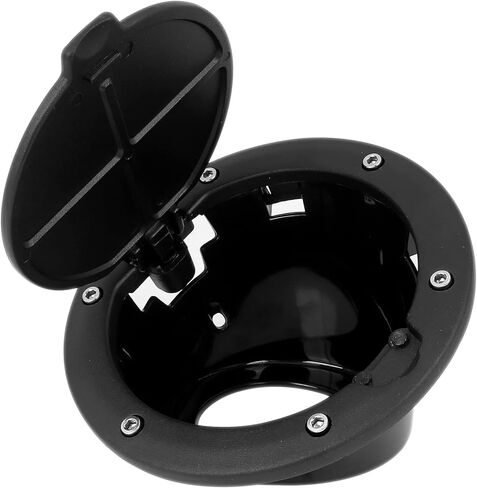 X AUTOHAUX Car Gas Cap Fuel Filler Door Cover for Jeep Wrangler JK Unlimited 2007-2017 in Saudi Arabia