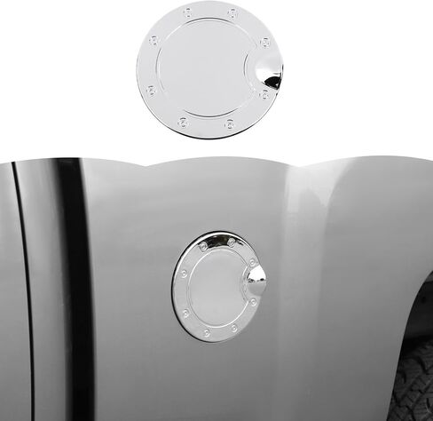 RT-TCZ Fuel Filler Gas Tank Door Cap Cover Trim Decoration Exterior Accessories for Chevy Silverado 2007-2013,for GMC Sierra 2007-2013 (Black) in Saudi Arabia