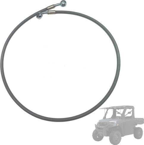 Front Left Brake Hose Line 1911734,Fit for Polaris Ranger 1000 XP Ranger 570 Full-Size Ranger 570-6 Crew Ranger Diese-l 1000 Ranger 900 Gas 2013-2019 in Saudi Arabia
