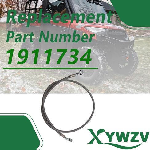 Front Left Brake Hose Line 1911734,Fit for Polaris Ranger 1000 XP Ranger 570 Full-Size Ranger 570-6 Crew Ranger Diese-l 1000 Ranger 900 Gas 2013-2019 in Saudi Arabia