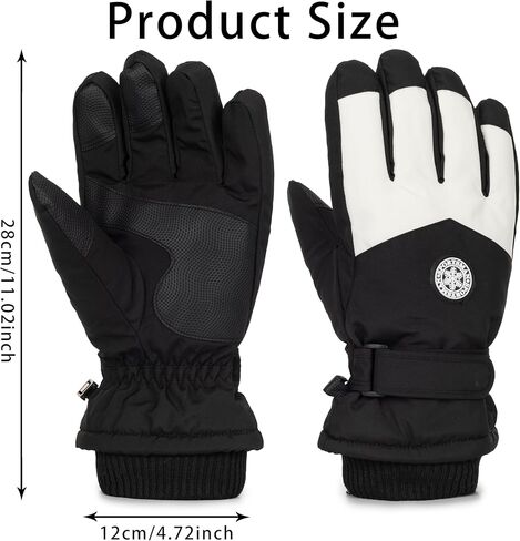 Winter Ski-Snow-Gloves for Men Women Touchscreen Water-Repellent Windproof Gloves for Riding Cycling in Saudi Arabia