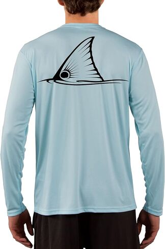 Skiff Life Tailing Redfish Red Drum قمصان الصيد الرجالية سريعة الجفاف خفيفة الوزن UPF 50 + قميص طويل الأكمام فتل الرطوبة in Saudi Arabia
