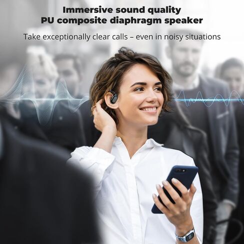 AI Translation Earbuds, 166 Language Translation Headphones, Translation Headphones with LED Screen Touch for Travel, Meetings, and Learning in Saudi Arabia