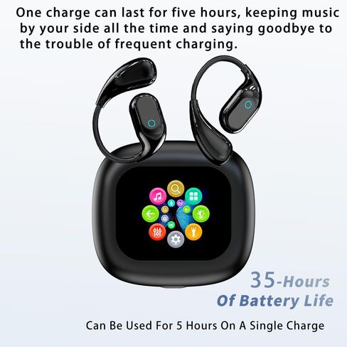 AI Translation Earbuds, 166 Language Translation Headphones, Translation Headphones with LED Screen Touch for Travel, Meetings, and Learning in Saudi Arabia