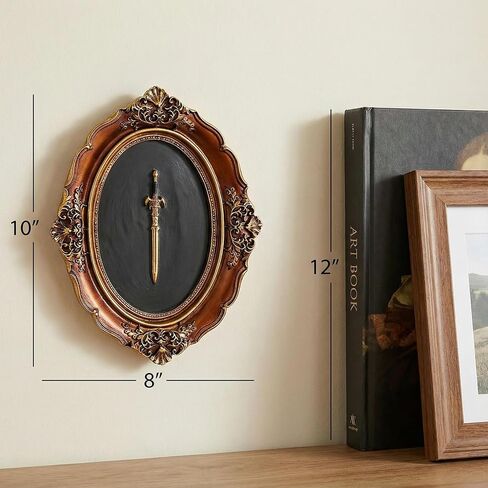 Juedawyal الباروك الجدار النحت الجدار، ديكور الجدار القوطي، الراتنج لهجة الجدار خمر، العتيقة البيضاوي ديكور الغرفة الجمالية لرواق غرفة المعيشة مدخل معرض الجدار in Kuwait