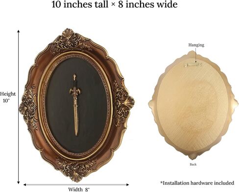 Juedawyal الباروك الجدار النحت الجدار، ديكور الجدار القوطي، الراتنج لهجة الجدار خمر، العتيقة البيضاوي ديكور الغرفة الجمالية لرواق غرفة المعيشة مدخل معرض الجدار in Kuwait