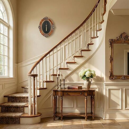 Juedawyal الباروك الجدار النحت الجدار، ديكور الجدار القوطي، الراتنج لهجة الجدار خمر، العتيقة البيضاوي ديكور الغرفة الجمالية لرواق غرفة المعيشة مدخل معرض الجدار in Kuwait