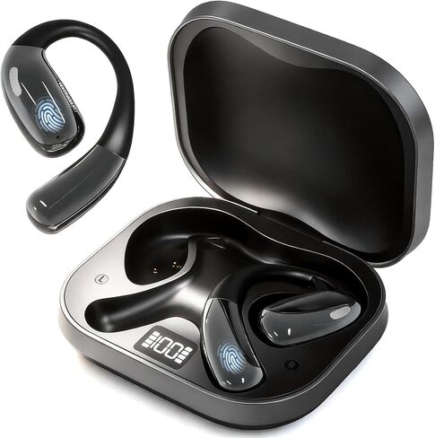 HAUSBELL AI سماعات أذن للترجمة في الوقت الحقيقي، جهاز مترجم لغة 134، سماعات أذن لاسلكية للسفر والتعلم والمكالمات، Audifonos Traductores Inglés Español، ملاءمة مريحة، وقت تشغيل 80 ساعة in Kuwait