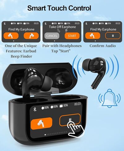 Ai Translation Earbuds Real Time 144-Language Translator Earbuds with Accent Support and 8-Language Offline Translator Device Two Way Translation Headphones for Language Learning Travel Business Black in Kuwait