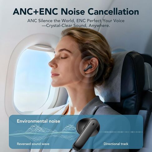 سماعات أذن للترجمة بتقنية الذكاء الاصطناعي في الوقت الحقيقي، سماعات أذن للترجمة لـ 135 لغة مع شاشة لمس LCD، سماعات رأس بلوتوث 6.0 لمترجم اللغة للسفر والأعمال والتعلم in Kuwait