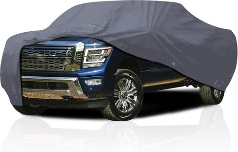 غطاء سيارة كامل سوبريم - مناسب شبه مخصص لسرير 1973-1987 GMC C/K الكابينة العادية بطول 8 أقدام | حماية من جميع الأحوال الجوية: مقاوم للماء، والغبار، والرياح، ومقاوم للأشعة فوق البنفسجية in Kuwait