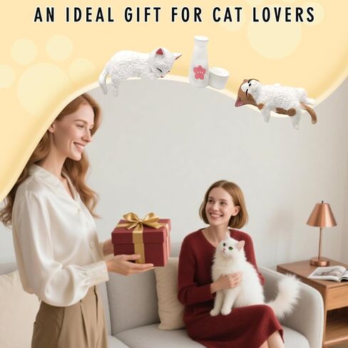 Mini Cute Drunken Cat and Sake Bottle Car Accessories, Fun Cat Dashboard Decorations for Women Girls, Car Interior Decor for Rearview Mirror Ornaments & Desk in Kuwait