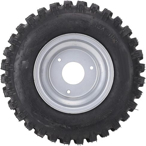 Tbest 13x4.1 6 إطارات من سبائك الألومنيوم بدون أنابيب مع إطارات مطاطية مضادة للانفجار لعربة ATV Quad Off Road Go Kart Cart عجلات متينة عالية الأداء بوصة in Saudi Arabia