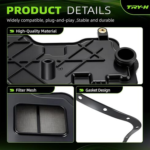 31728AA130 Automatic Transmission Fluid Filter with Pan Gasket for Subaru Forester 2009-2012, Impreza 2008-2011, Legacy 2005-2009, Outback 2005-2008 Replace 0440367 31728AA091 in Saudi Arabia
